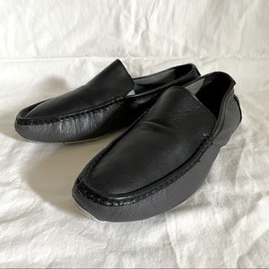 COLE HAAN Two/Color Soft Leather Driver Loafers